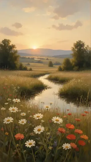 Serene Countryside Panorama