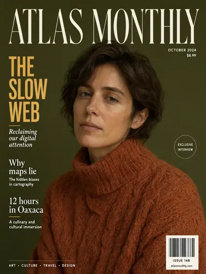 Magazine cover layout