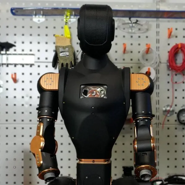 Asimov 1 torso and arms close-up