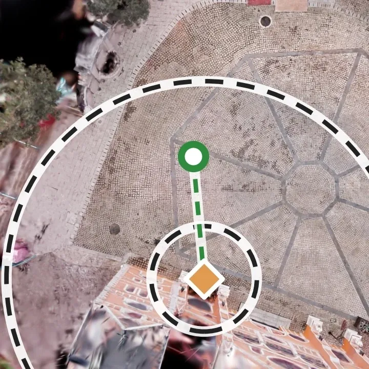 Simulated episode start view