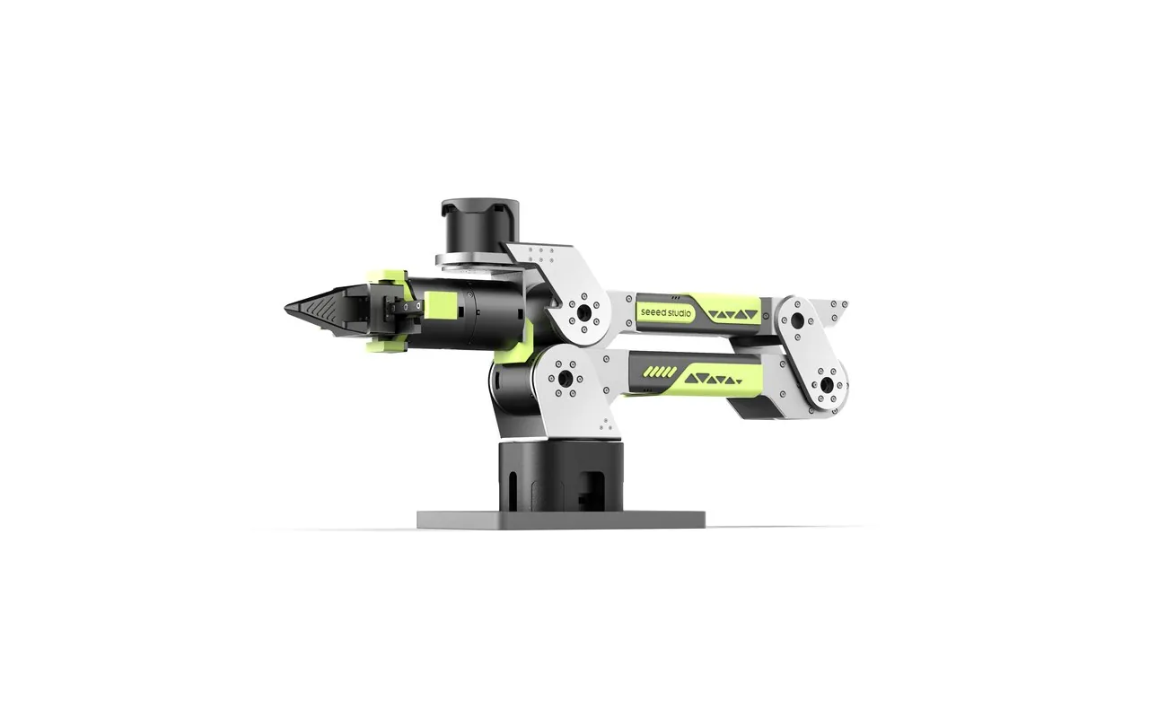 reBot-DevArm extended horizontally during load testing