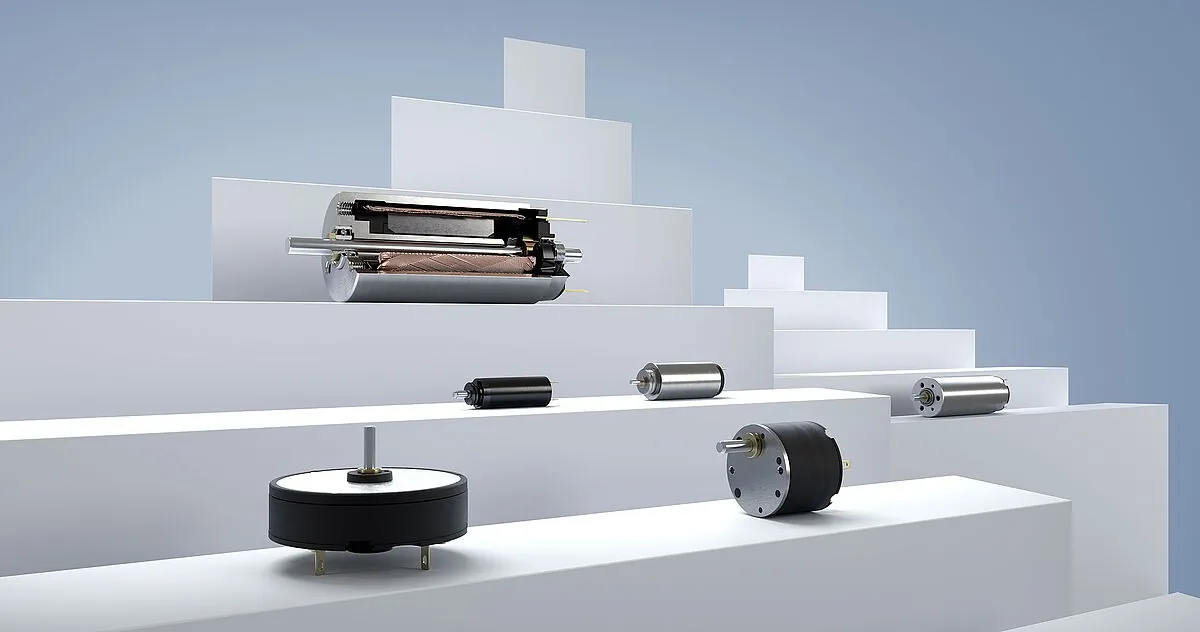 Brushed DC Motors with innovative winding technology