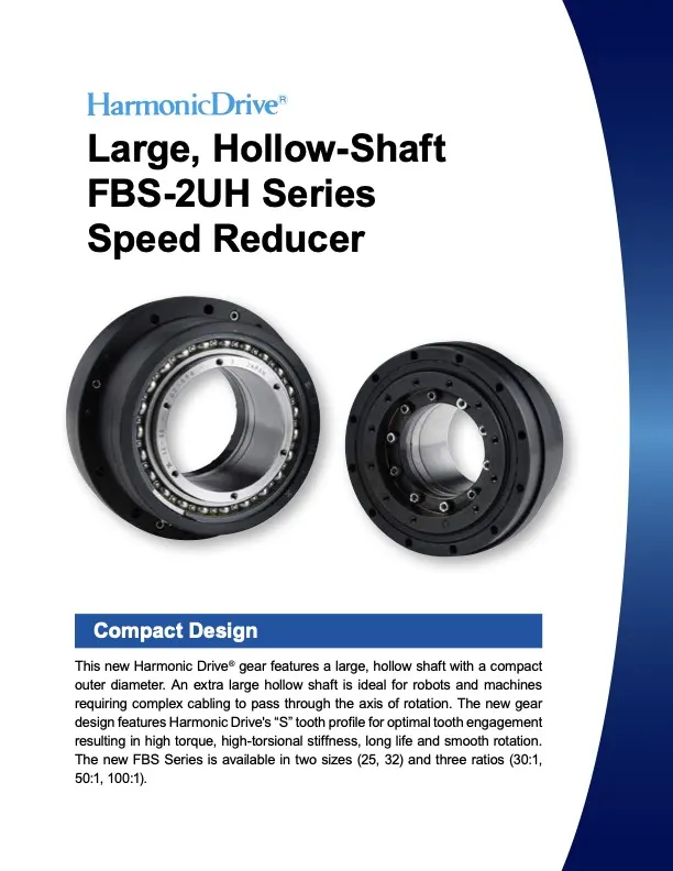 Harmonic Drive FBS Hollow-Shaft Harmonic Gear Unit