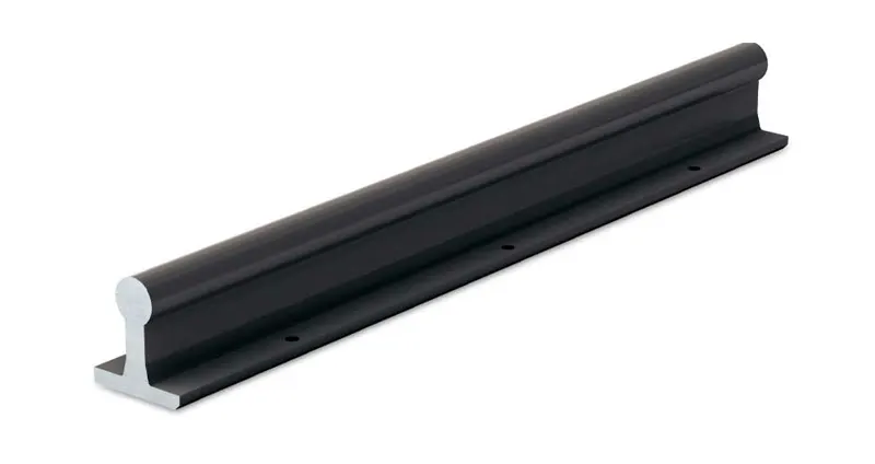 Linear Shaft on a Rail - Ceramic Coated Aluminum CCR08-012.000-SL Diameter: 1/2" Length: 12"