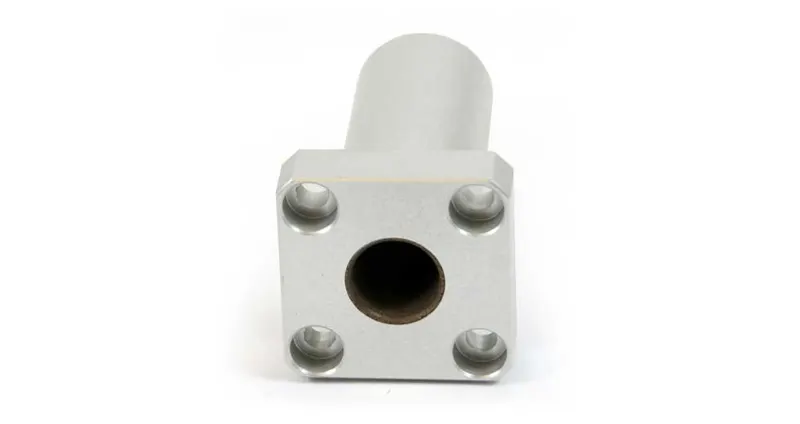 Double Plain Linear Bearing DFPM12C 12mm ID Square Flange End, Compensated Clearance