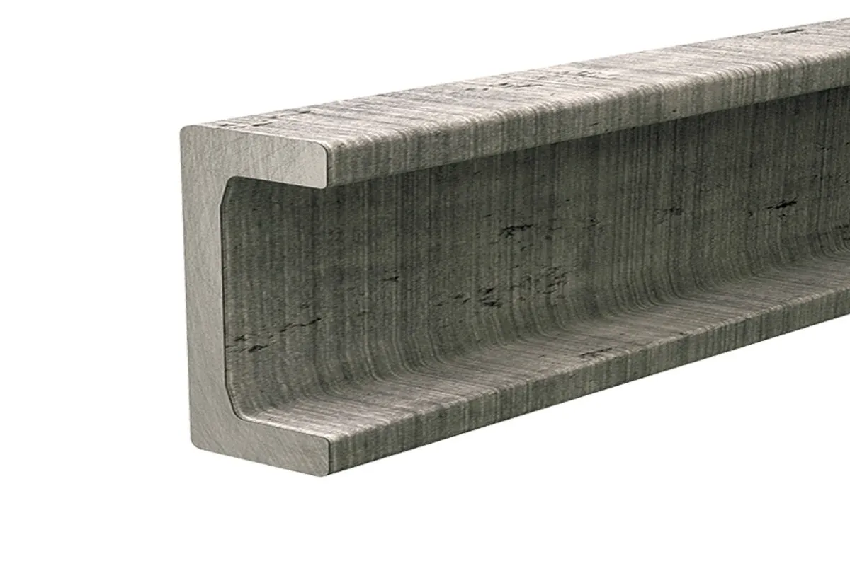 Heavy Duty Linear Rail HVR-0-1000 - Steel U-Channel 1000mm for Hevi-Rail Linear Guide Roller HVB-054