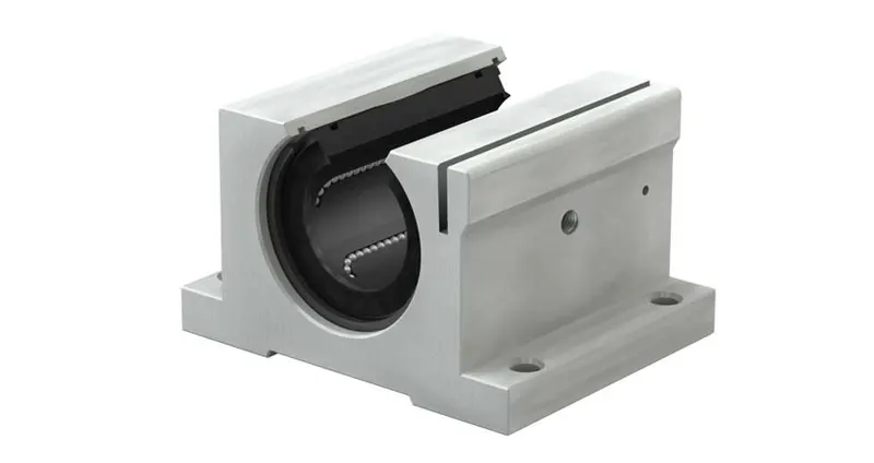 Pillow Block Linear Ball Bearing IPPSN12G 3/4" Open - Self Aligning Precision Plus