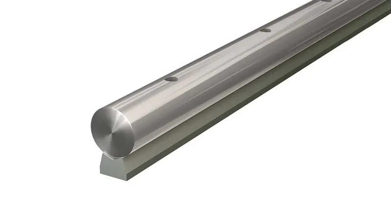 Linear Shaft and Low Support Rail - Carbon Steel - LSG12-012.000-SL (for bolting together) Diameter: 3/4" Length: 12"
