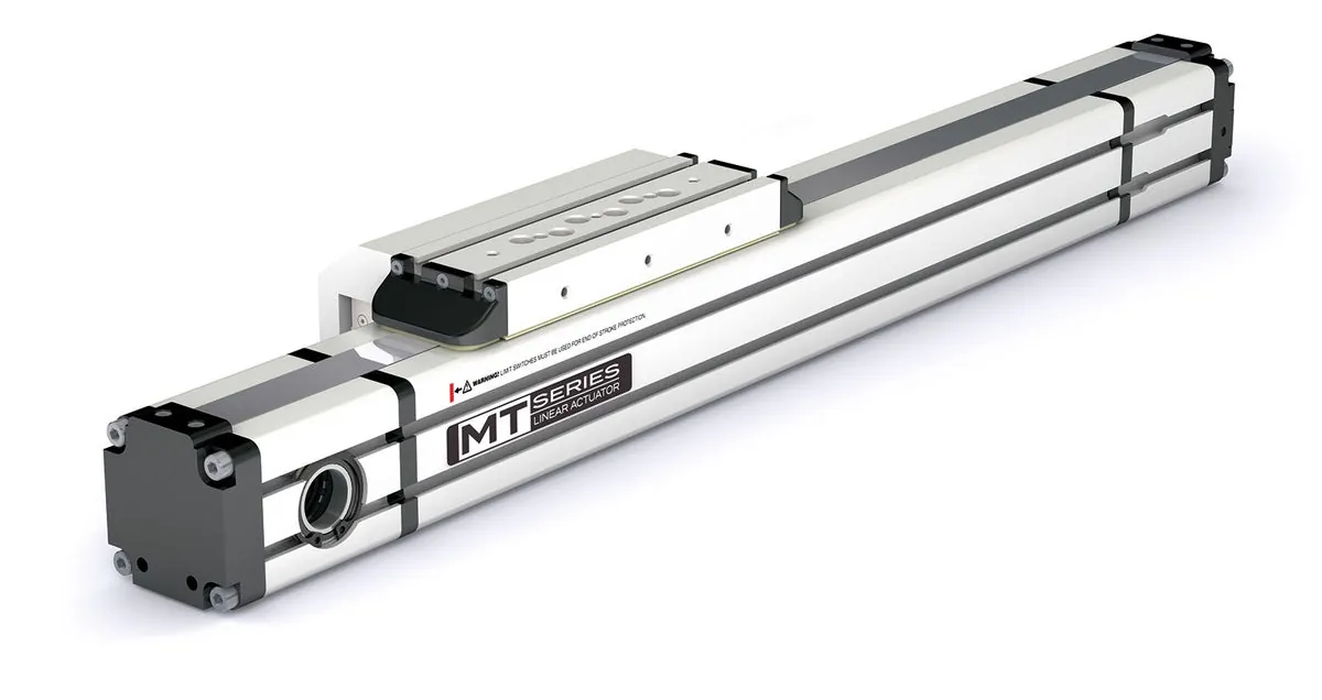 Belt Driven Linear Actuator MTE055D-1000-12F1L2 Length: 1000mm Cross Section: 55x55mm