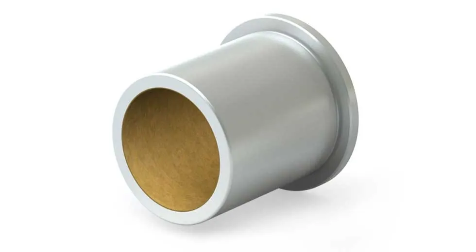Linear Sleeve Bearing - Round Flanged PSFM0812-08 Bushing ID: 8mm Length: 8mm