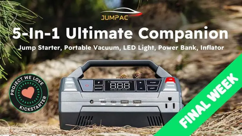JUMPAC: Your 5-In-1 Ultimate Car Companion🚗