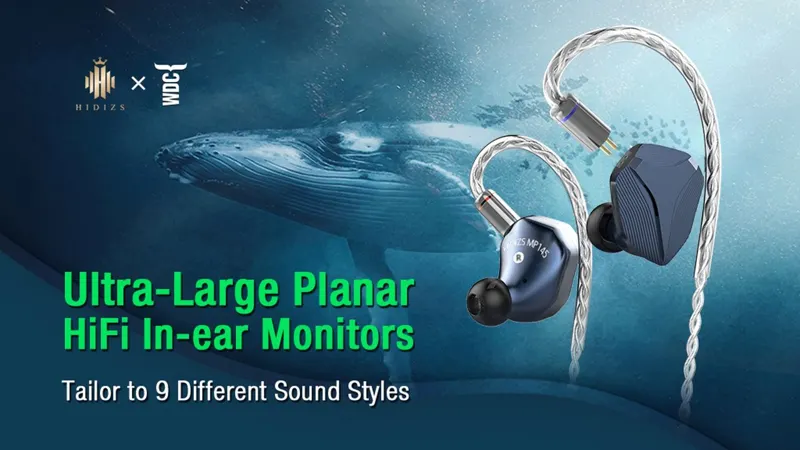 Hidizs Next Gen Ultra-large Planar HiFi IEMs - 9 Sound Types