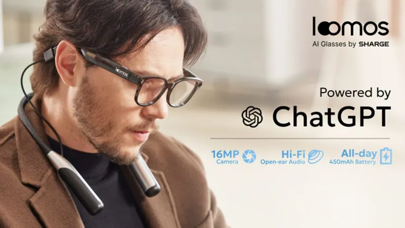 loomos AI Glasses: All-day 16MP Capture & Memory with GPT-4o