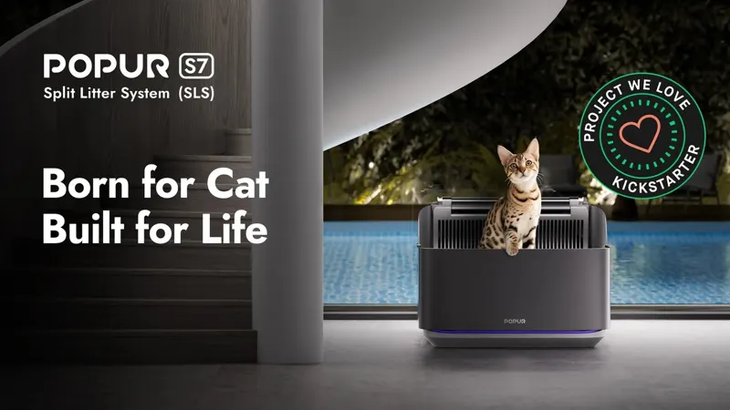Popur S7 Split Litter System: Born for Cat, Built for Life