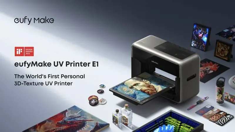 eufyMake E1: the First Personal 3D-Texture UV Printer