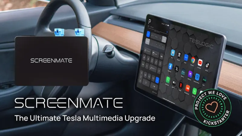Screenmate: The Ultimate Extra Computer for Your Tesla