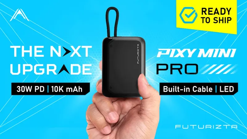 Pixy Mini Pro: World's Smallest & Lightest 30W 10k Powerbank