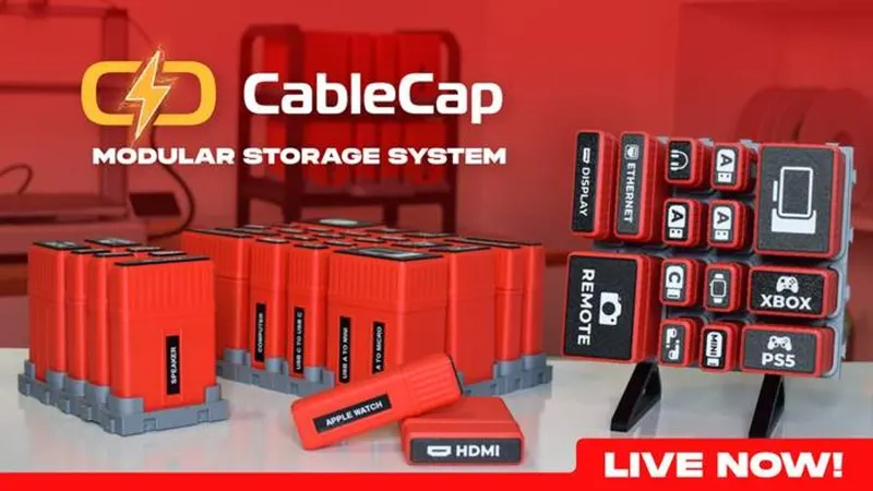 Cable Cap | 3D Printable Modular Storage System