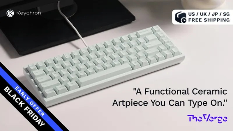 Keychron Q16 HE 8K: World’s First Fully Ceramic Keyboard