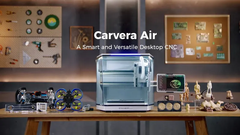Carvera Air: A Smart and Versatile Desktop CNC