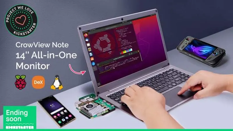 CrowView Note: Empowering Your Device as a Laptop