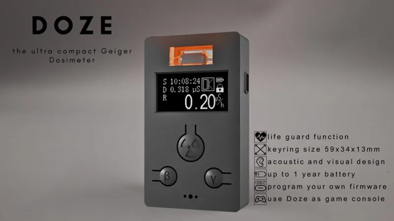 Doze - Micro Geiger: Measure Your Daily Radiation Dose