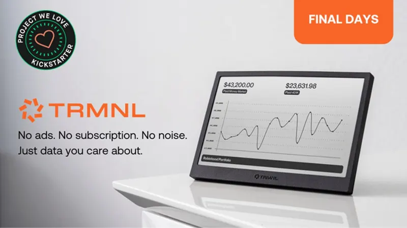 TRMNL: The e-ink display for your favorite apps and news