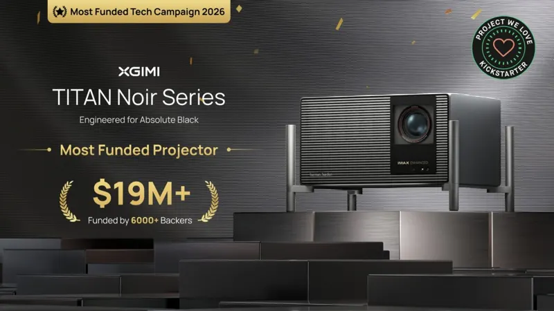 XGIMI TITAN Noir Series: A Dual Iris 4K RGB Laser Projector