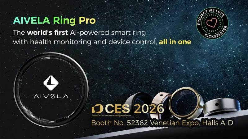 AIVELA Ring Pro: All-in-One Smart Ring to Master Your Day