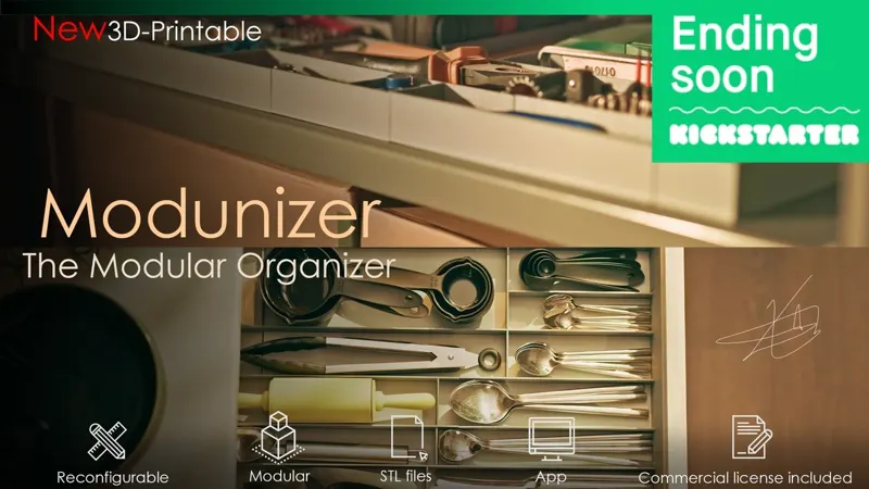 Modunizer: The Modular 3D-Printable Organizer