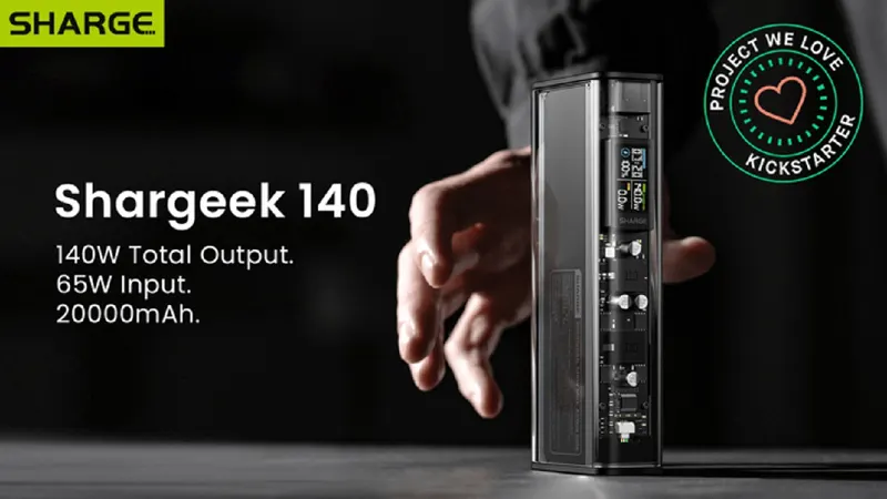 Shargeek 140: Unrivaled Portable Charging Accessible to All.