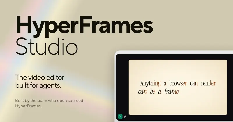 HyperFrames: Write HTML, Render Video — the Agent-Native Deterministic Video Engine