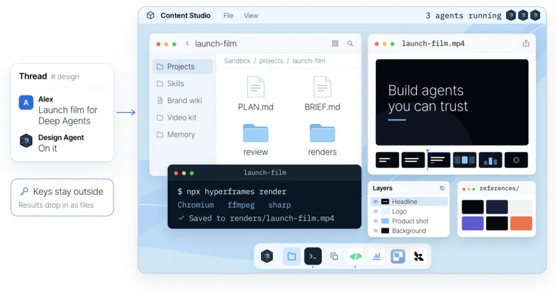 Content Studio: An Open-Source Design Agent