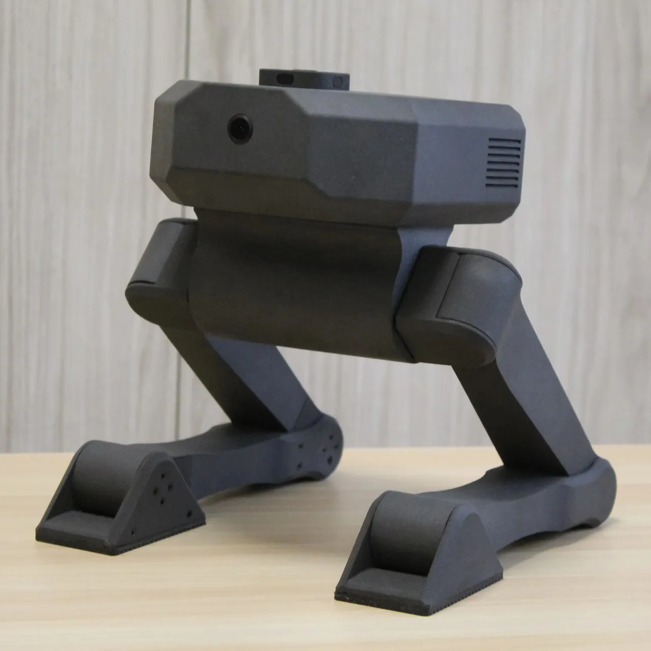 Bimo bipedal robot front view
