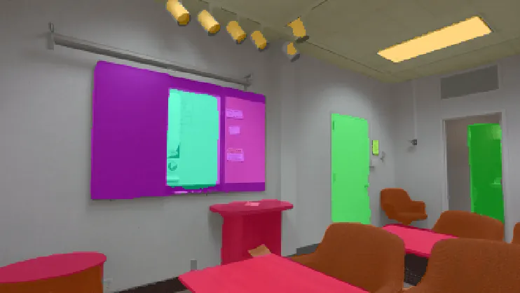RGB segmentation and LiDAR projection