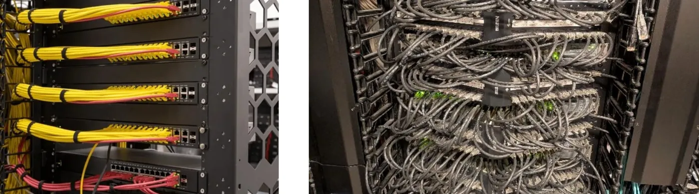 Datacenter cable management challenge