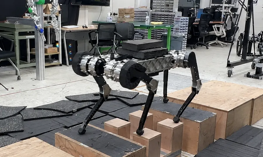 Real robot traversal