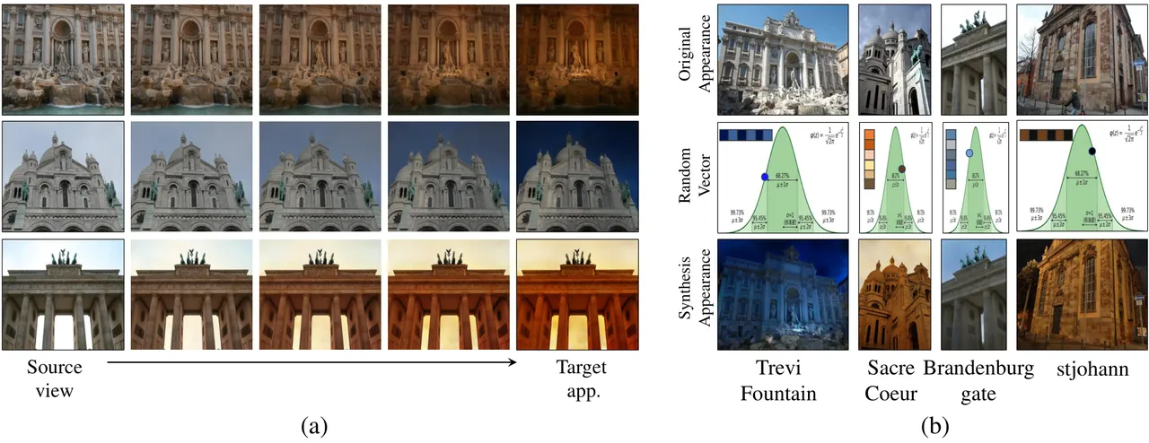 Appearance interpolation and unconditional synthesis