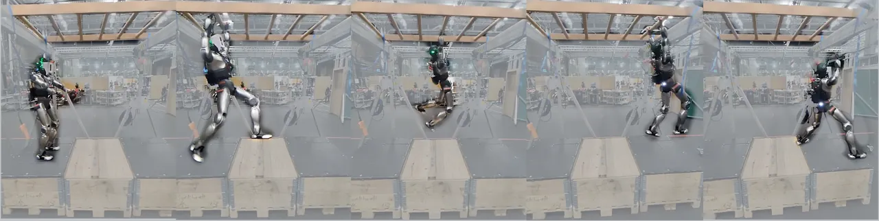 Traversal sequence across different monkey bar setups