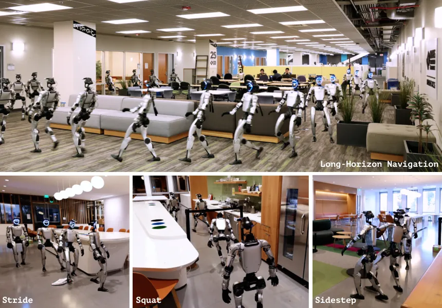 Humanoid whole-body navigation in cluttered environments