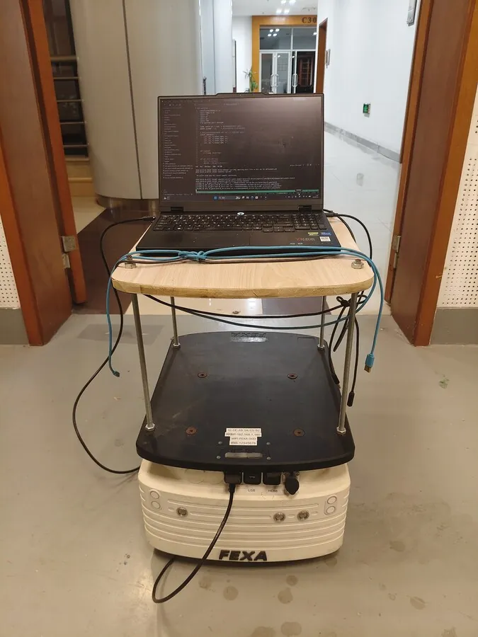 AGV platform in the library