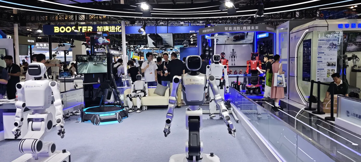 Unitree Technology Wheeled-Half Robot Booth