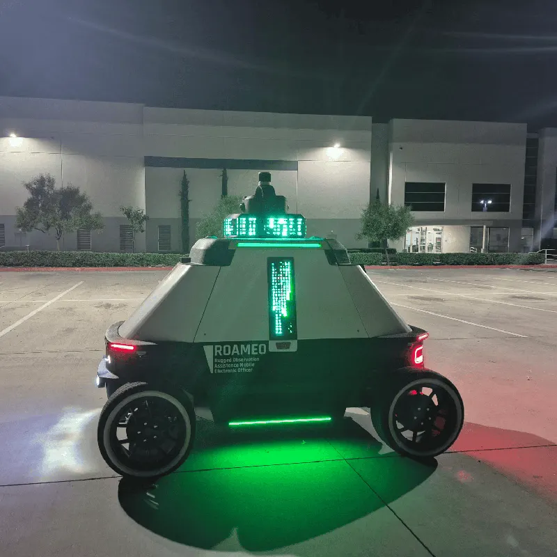 RAD Security ROAMEO Physical AI Patrol Robot