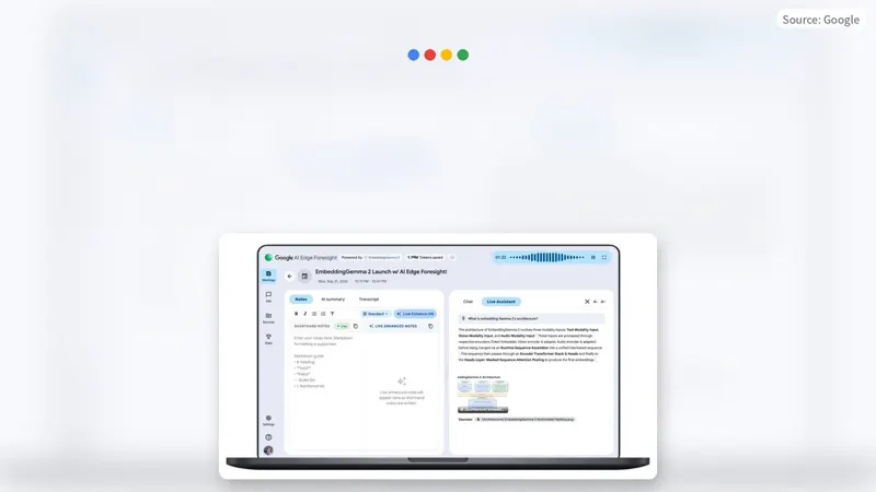 Google AI Edge Foresight: Free Offline AI Note-Taking on Apple Silicon