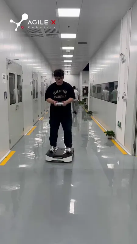 AgileX TRACER 2.0 shows its 150kg high-payload mobile platform in action