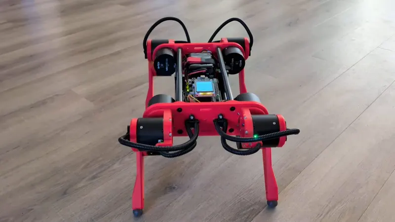 ElectroPup: a 3D-Printed Open-Source Robot Dog