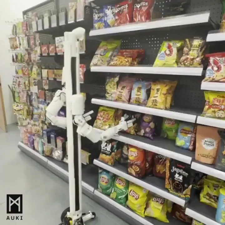 Auki BracketBot: Retail Shelf Robot