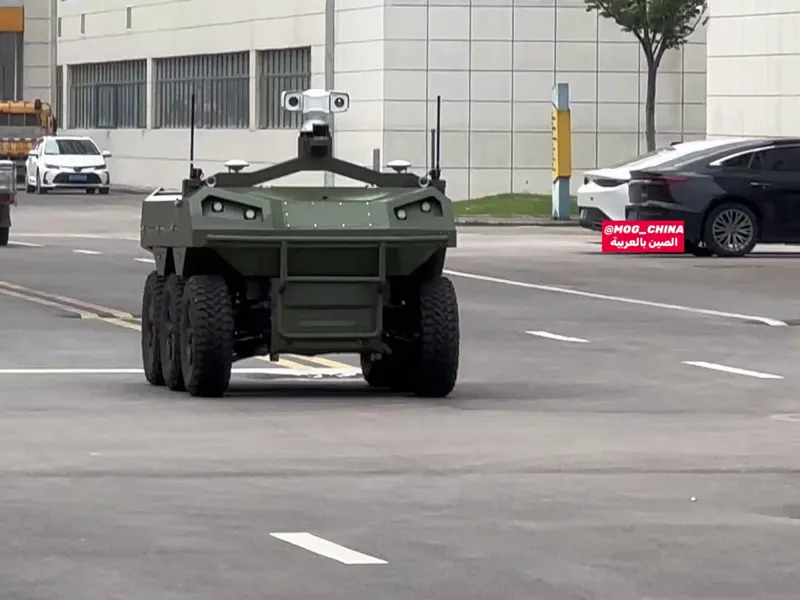 Chinese Six-Wheeled Border Patrol Robot