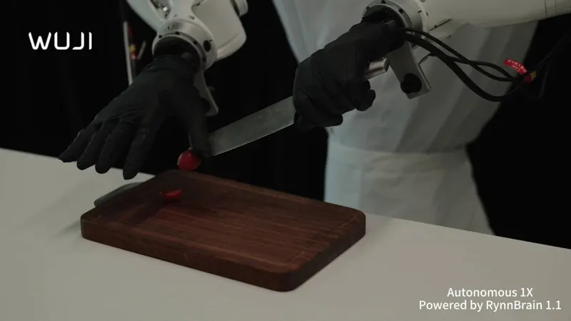 Alibaba DAMO RynnBrain-VLA: Humanoid Cooks Steak
