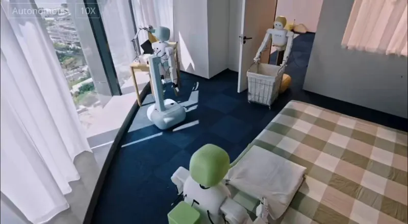 Zeno-1 humanoids coordinate household chores